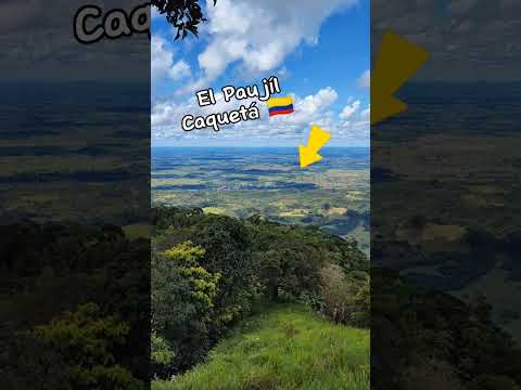 🎉🎉 El Paujíl visto desde la parte alta de la montaña ⛰️ #colombia ♥️Caquetá #turismorural #travel