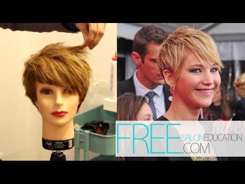 JENNIFER LAWRENCE PIXIE HAIRCUT - HOW TO CUT THE...