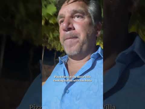 🇮🇹❤️🥳 You have to check this out!!! Pizza Party at the Borio Villa Cooking Italian with Joe