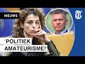 'Amateuristische Hermans gooit partijgenote voor de bus'