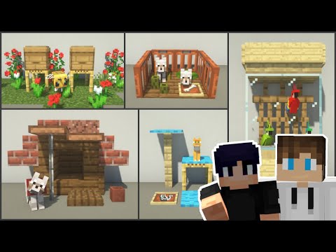 Minecraft: 25+ Pet House Designs (ft. AverageTunaSandwich)