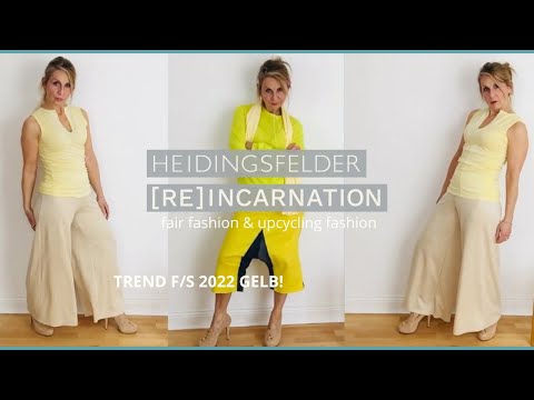 TREND F/S 22 Gelb in Slowfashion & Upcycling Fashion!
