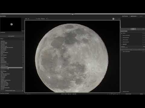 Moon Shot Editing with Darktable