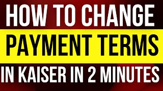 HOW TO CHANGE KAISER MODE OF PAYMENT IN 2 MINUTES TUTORIAL / IMG ( International Marketing Group)