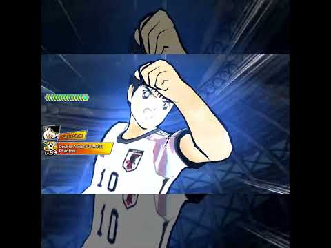 Double Assist Full Metal Phantom - Tsubasa, Misaki, Aoi - Captain Tsubasa Dream Team Skill