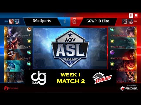 ASL 2018 Season 1 Week 1 - GGWP.ID VS DG ESPORT (Match 2)