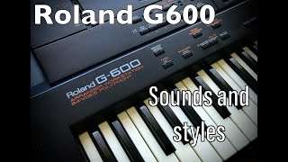 Video thumbnail for Roland G600 - quick sound and styles demo by Paweł Mikołajczyk