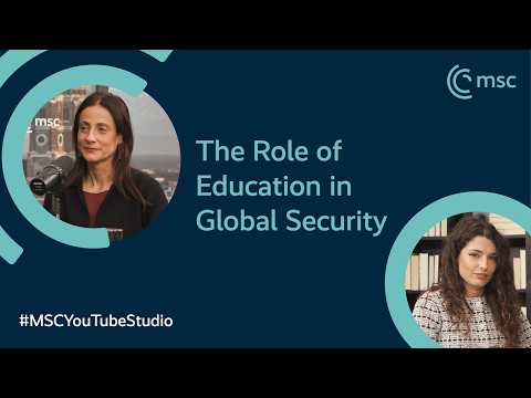 Nathalie Tocci on Rethinking Education, Critical Thinking & Youth | MSC YouTube Studio 2026