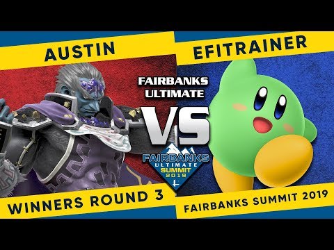 Fairbanks Summit 2019: Austin (Ganondorf) vs EFITrainer (Kirby) SSBU - Winners Round 3