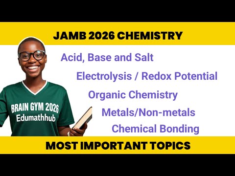 JAMB 2026 Chemistry Syllabus Explained | What to Read & What to Skip