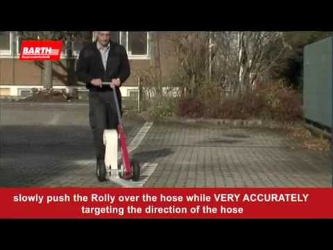 ROLLY mobile rolling fire hose winder (double/dutch style coiling)