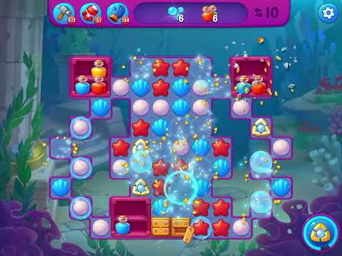 Fishdom Very Hard level 6840 no boosters フィッシュダム ベリーハード [Friend's]