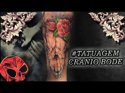 #TATUAGEM CRÂNIO BODE