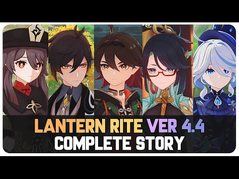 Lantern Rite Version 4.4 (All Parts) Full Story Quest 2024 | Genshin Impact