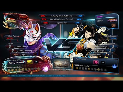 Tekken 7 | Mr Wolverine (Kunimitsu) VS eladedri27 (Xiaoyu) |Rank Match|