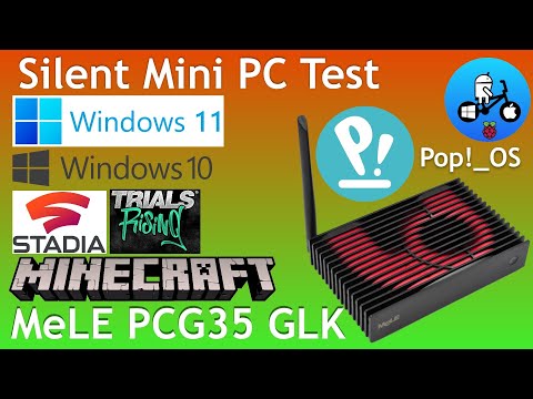 Silent Mini PC Test. MeLe PCG35 GLK.