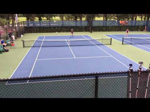 Junior Orange Bowl B14s Final match point