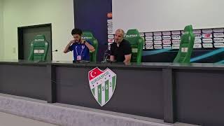 Bursaspor - İstanbulspor maçı sonrası basın açıklamaları | 3.09.2026 T