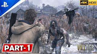Resident Evil 8 VILLAGE (PS5 PRO) Gameplay Walkthrough Full Game PART -1 [4K 60FPS HDR] Ray-Tracing