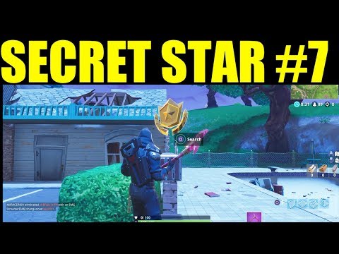 SECRET BATTLE STAR WEEK 7 LOCATION |  Fortntie Week 7 Season 5 Location (Road Trip Challenges)