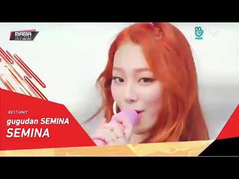 WANNA ONE BEST UNIT MAMA HONG KONG 2018