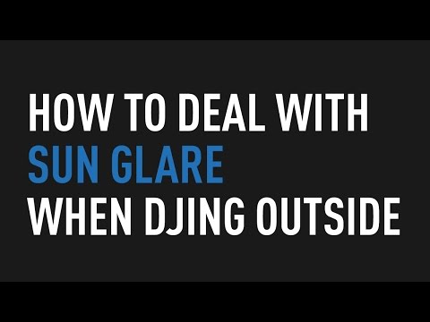 How to Deal With Sun Glare When DJing Outside