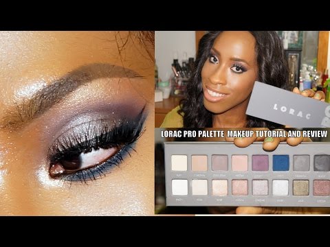 Lorac Pro Palette 2 Review + Swatches and Tutorial on Dark Skin