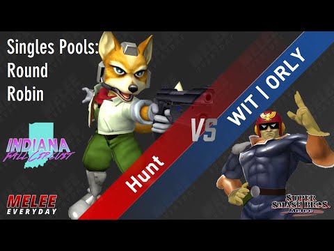 Zero Fox Given - Hunt (Fox) vs. WIT | ORLY (Captain Falcon) - SSBM - Pools, Round Robin