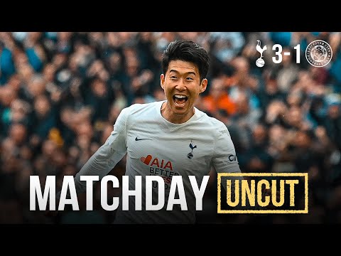 UNSEEN pitchside footage of Leicester win | Spurs 3-1 Leicester | Matchday Uncut