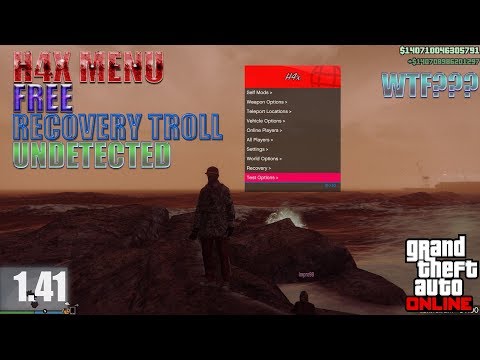 GTA V PC Online 1.41 H4X MENU - H4X Hack FREE Outdated