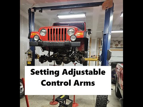 Jeep Adjustable Control Arms - How To Set Them Up - TJ Wrangler - Rear