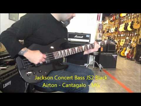 Immagine Jackson JS Series JS2 Concert Bass with Amaranth Fretboard 2018 - 2020 Satin Black - 12