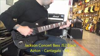 Video thumbnail for Jackson Concert Bass JS2 Black - Airton - Cantagalo - MG by Good Music Instrumentos Musicais