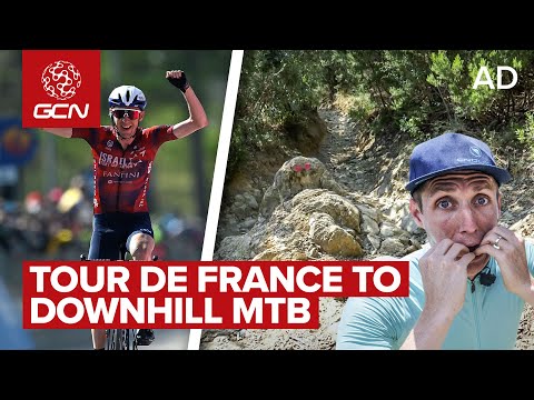 Can A Tour De France Rider Survive An Extreme Mountain Bike Downhill? | Part 1
