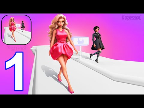 Gameplay Walkthrough Part 1 Dress Up Barbie Model (iOS, Android) - YouTube
