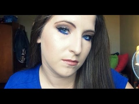 Cool-Toned Eyes with a Pop of Blue | Fall Makeup 2016 Video