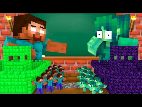 Monster School : SEASON 13 ALL EPISODE - Minecraft Animation
