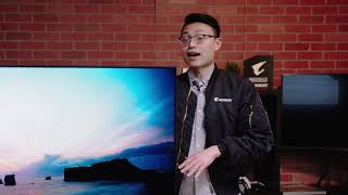 Video 2 of Product Gigabyte S55U 55" 4K Gaming Monitor (2022)