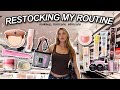RESTOCKING MY ROUTINE Shopping For Makeup Hair Skincare Products Empties Haul
