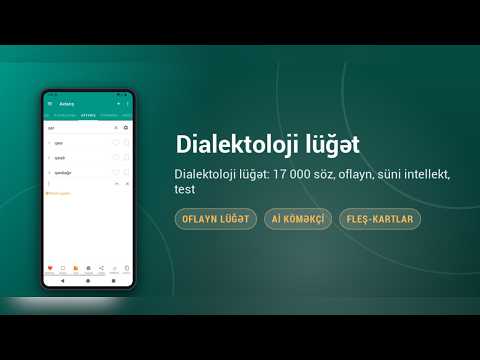 Dialektoloji lüğət video thumbnail