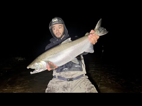 Float Fishing For King Salmon At Night / Glow Beads & Skein Ball Bags For King Salmon River Fishing