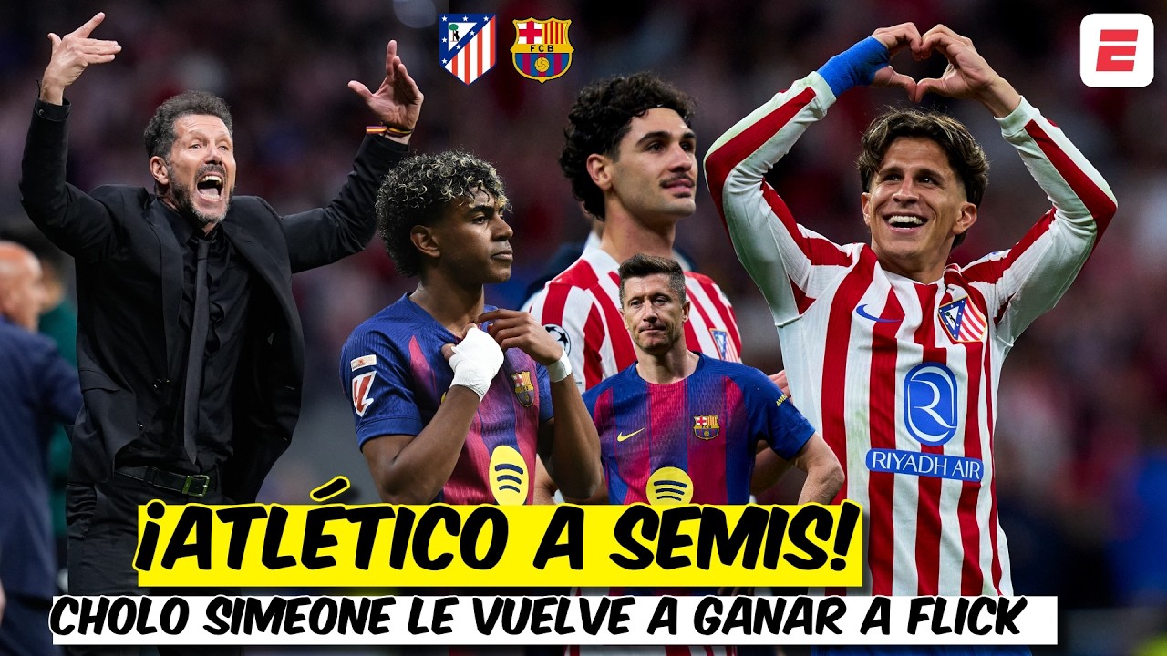 ATLÉTICO DE MADRID, CLARO y JUSTO VENCEDOR frente al BARCELONA. SIMEONE superó a FLICK | Exclusivos