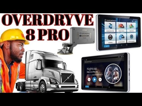 Rand Mcnally OverDryve 8 Pro Truck GPS/ Buy/ Unbox/ Setup. vnl#125