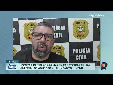Homem é preso por suspeita de crimes em Balneário Arroio do Silva