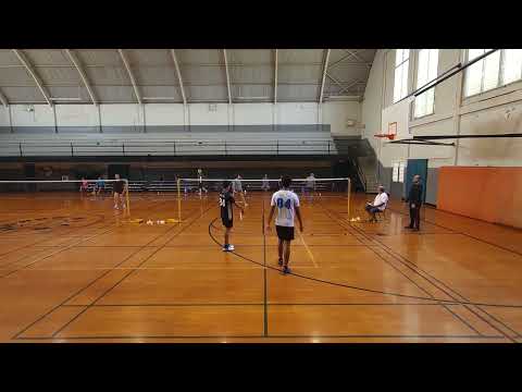2023 Hilo Badminton Club - Hilo Open Novice Doubles : Raiyan/Rafan vs Debasish/Tatiana