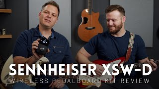 Video thumbnail for Sennheiser XSW-D Wireless Pedalboard Set Review (Wireless guitar unit) by Worship Tutorials