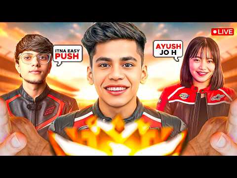 🔴[Live] Rank Push + Watch party🥳Join Fast🔥 - Free Fire Live