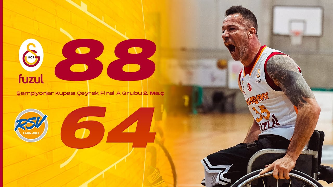 🔴 Galatasaray Fuzul - RSV Lahn-Dill (Şampiyonlar Kupası Çeyrek Final A Grubu 2. Maç)