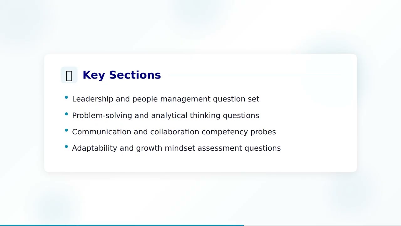 Interview Question Bank Guide