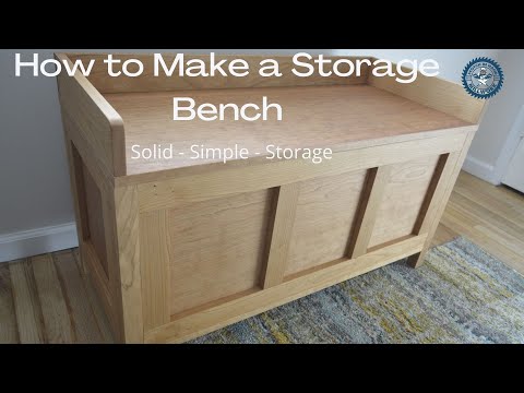 How to Make a Storage Bench